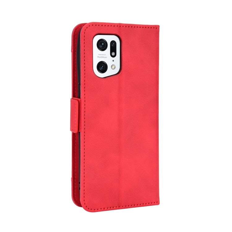 For OPPO Find X5 Pro Skin Feel Calf Pattern Leather Phone Case