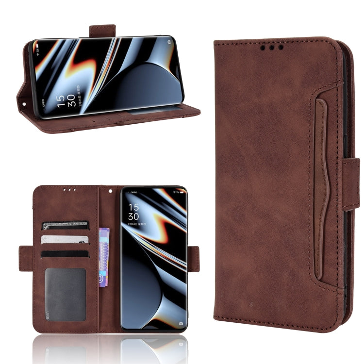 For OPPO Find X5 Pro Skin Feel Calf Pattern Leather Phone Case