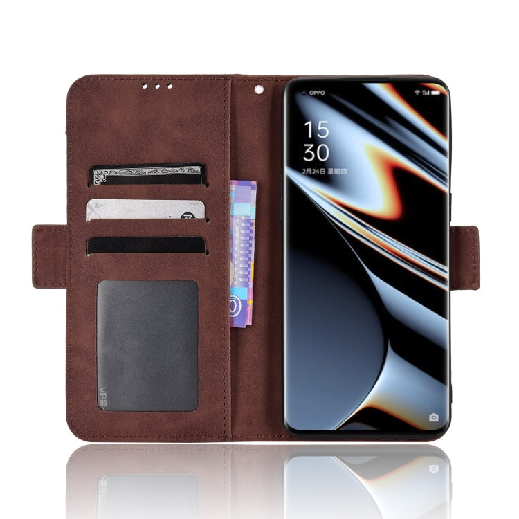 For OPPO Find X5 Pro Skin Feel Calf Pattern Leather Phone Case