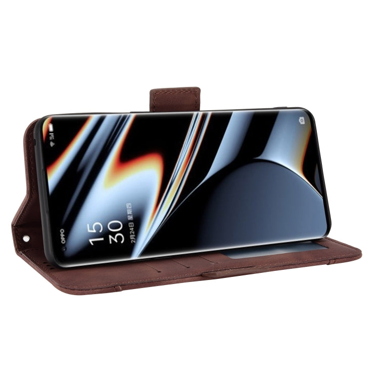 For OPPO Find X5 Pro Skin Feel Calf Pattern Leather Phone Case