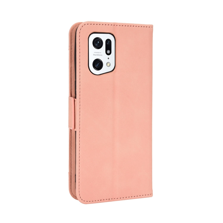 For OPPO Find X5 Pro Skin Feel Calf Pattern Leather Phone Case