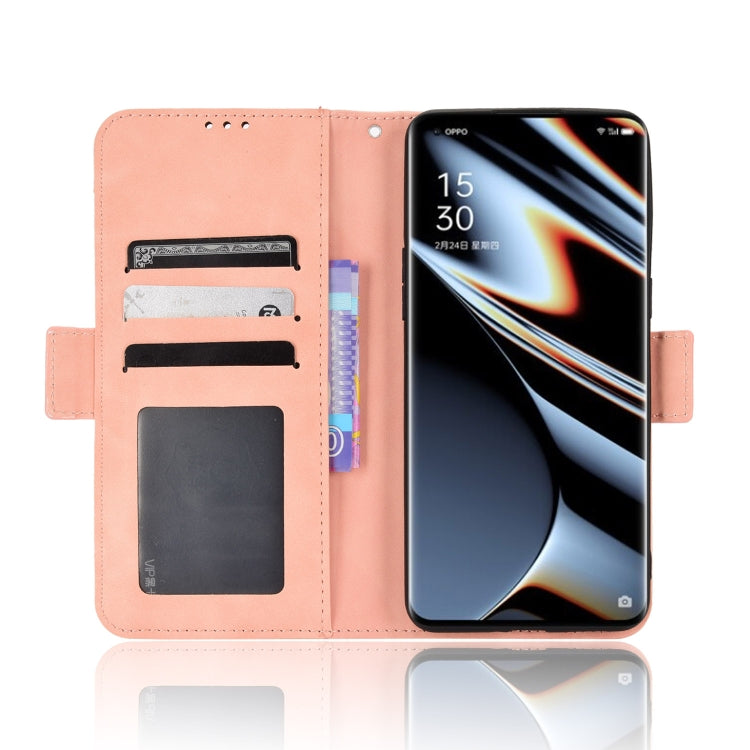 For OPPO Find X5 Pro Skin Feel Calf Pattern Leather Phone Case