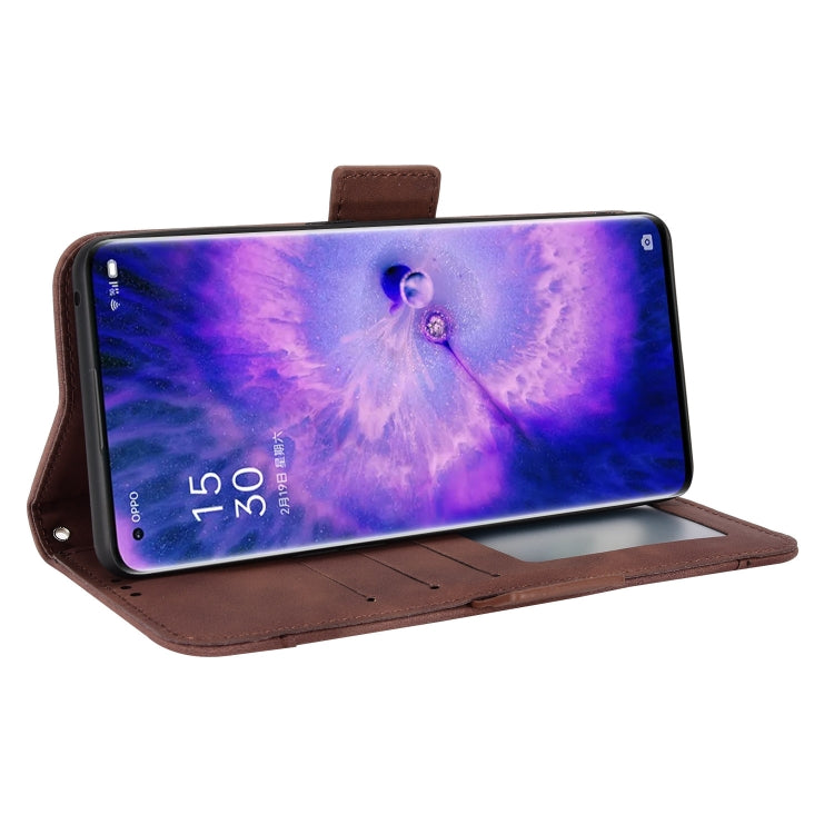 For OPPO Find X5 Skin Feel Calf Pattern Leather Phone Case