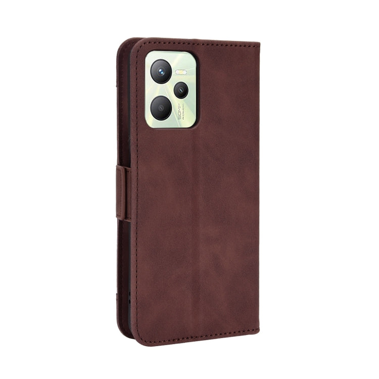 For OPPO Realme C35 Skin Feel Calf Pattern Leather Phone Case