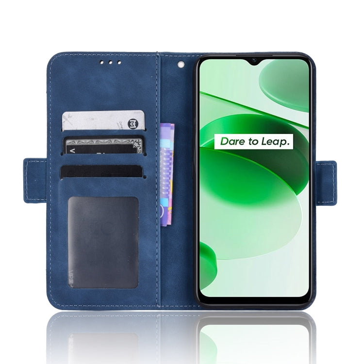 For OPPO Realme C35 Skin Feel Calf Pattern Leather Phone Case