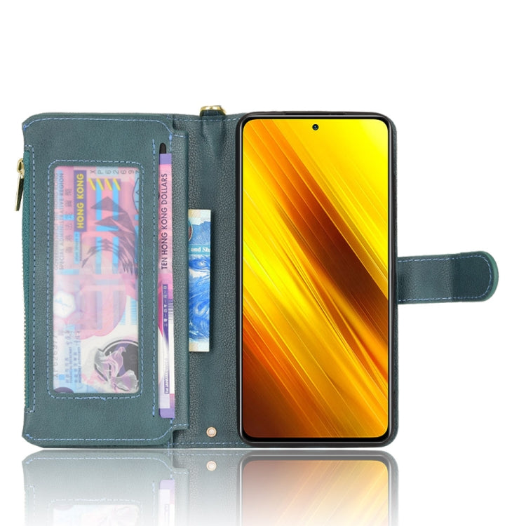 For Xiaomi Poco X3 NFC / Poco X3 Pro Litchi Texture Zipper Leather Phone Case