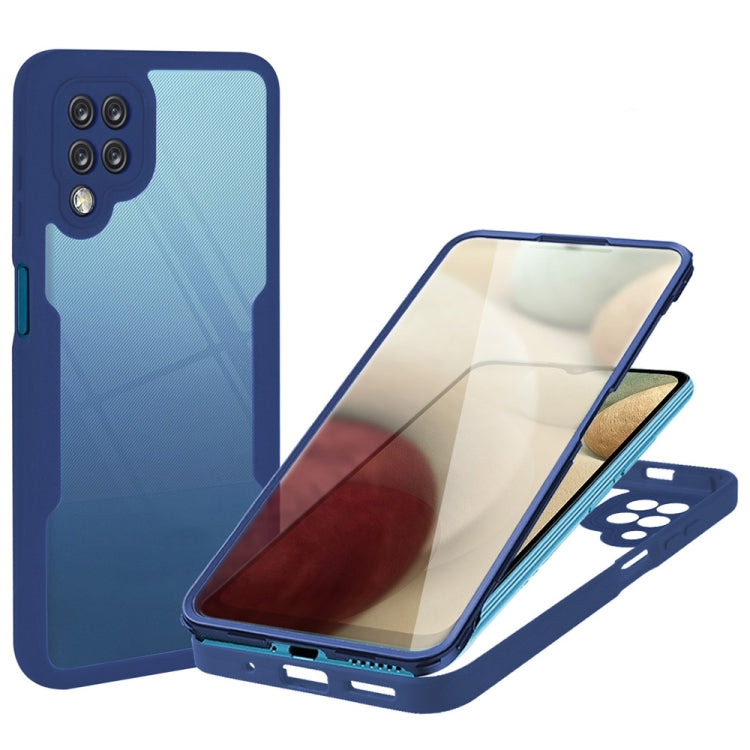 For Samsung Galaxy A12 Acrylic + TPU 360 Degrees Full Coverage Shockproof Phone Case