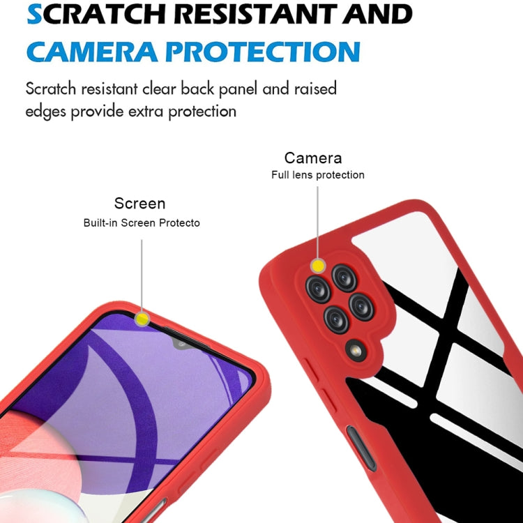 For Samsung Galaxy A22 4G Acrylic + TPU 360 Degrees Full Coverage Shockproof Phone Case