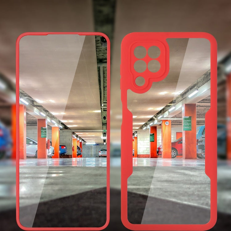 For Samsung Galaxy A22 4G Acrylic + TPU 360 Degrees Full Coverage Shockproof Phone Case