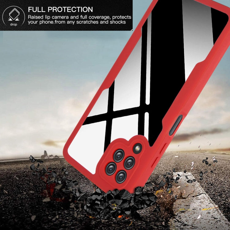 For Samsung Galaxy A22 4G Acrylic + TPU 360 Degrees Full Coverage Shockproof Phone Case