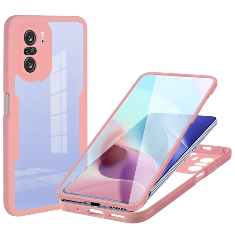 For Xiaomi Redmi K40 Acrylic + TPU 360 Degrees Full Coverage Shockproof Phone Case