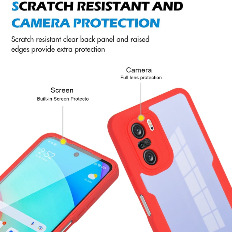 For Xiaomi Redmi K40 Acrylic + TPU 360 Degrees Full Coverage Shockproof Phone Case