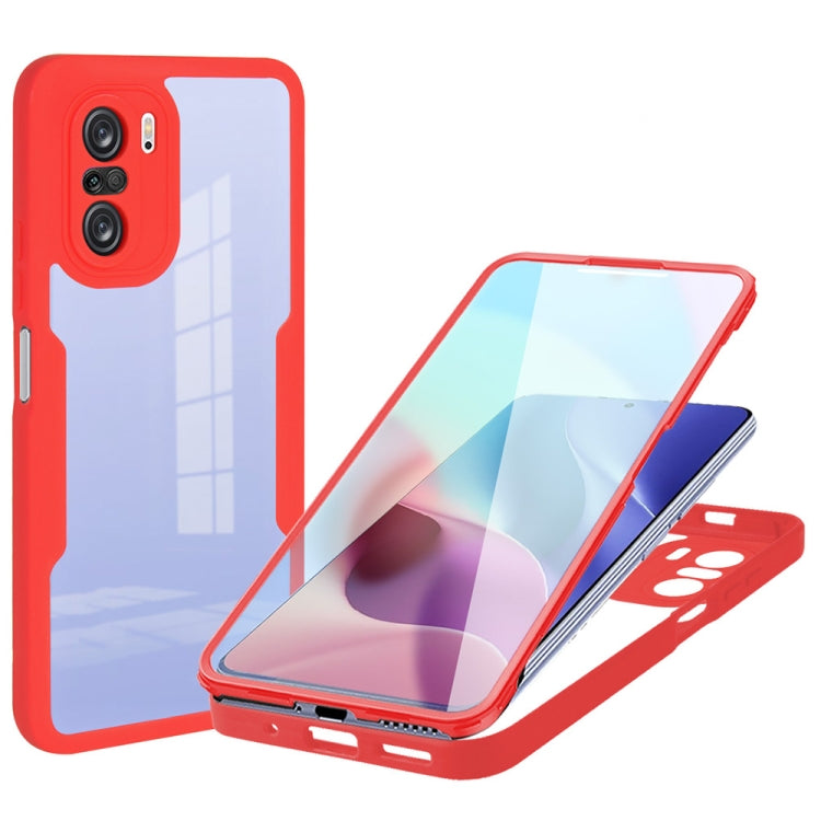 For Xiaomi Redmi K40 Acrylic + TPU 360 Degrees Full Coverage Shockproof Phone Case