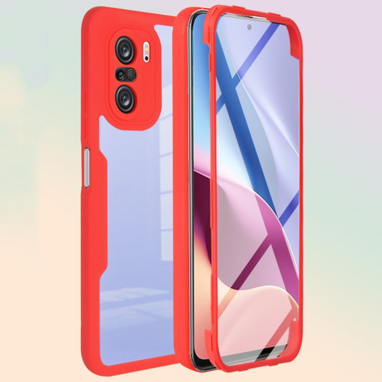 For Xiaomi Redmi K40 Acrylic + TPU 360 Degrees Full Coverage Shockproof Phone Case