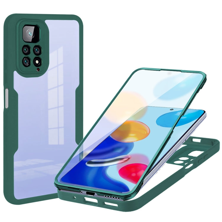 For Xiaomi Redmi Note 11 4G Global Acrylic + TPU 360 Degrees Full Coverage Shockproof Phone Case