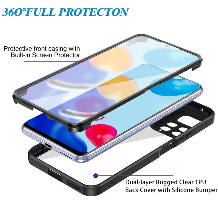 For Xiaomi Redmi Note 11 4G Global Acrylic + TPU 360 Degrees Full Coverage Shockproof Phone Case