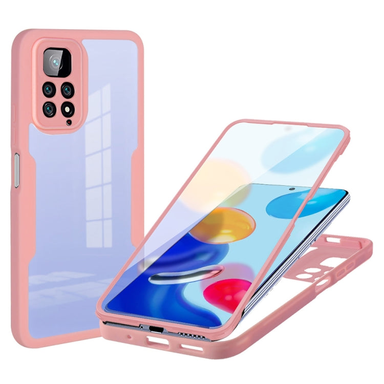 For Xiaomi Redmi Note 11 4G Global Acrylic + TPU 360 Degrees Full Coverage Shockproof Phone Case