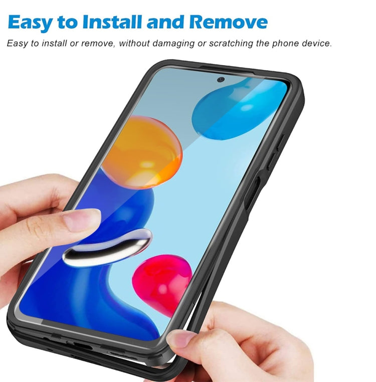 For Xiaomi Redmi Note 11 4G Global Acrylic + TPU 360 Degrees Full Coverage Shockproof Phone Case