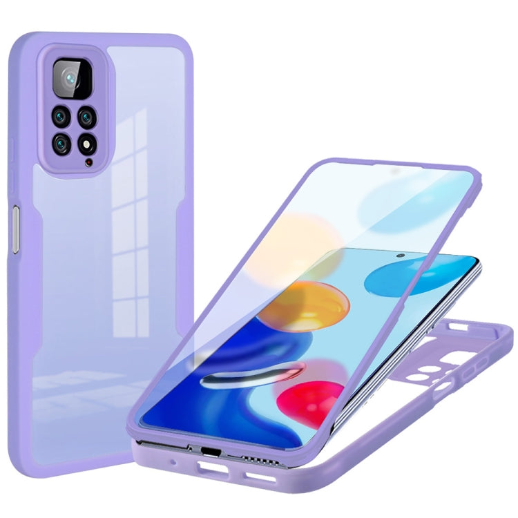 For Xiaomi Redmi Note 11 4G Global Acrylic + TPU 360 Degrees Full Coverage Shockproof Phone Case