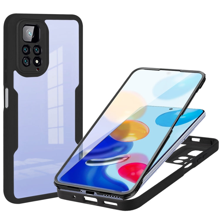 For Xiaomi Redmi Note 11 4G Global Acrylic + TPU 360 Degrees Full Coverage Shockproof Phone Case