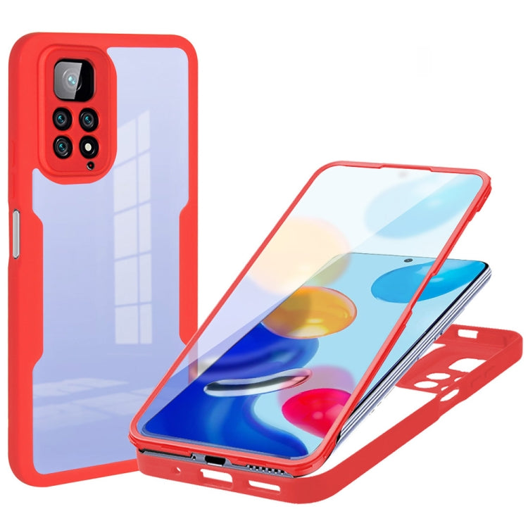 For Xiaomi Redmi Note 11 4G Global Acrylic + TPU 360 Degrees Full Coverage Shockproof Phone Case