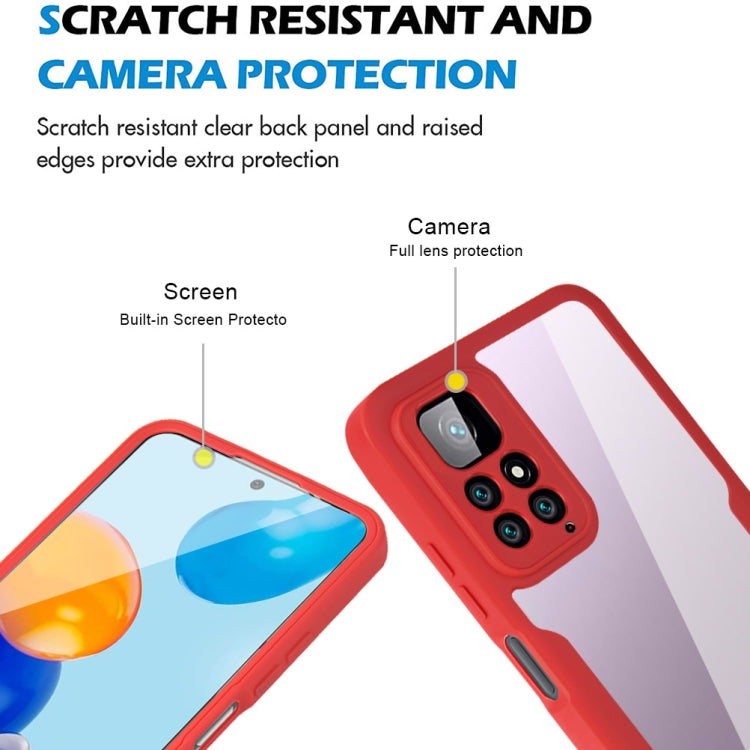 For Xiaomi Redmi Note 11 4G Global Acrylic + TPU 360 Degrees Full Coverage Shockproof Phone Case