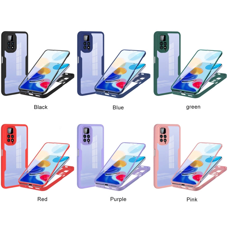 For Xiaomi Redmi Note 11 4G Global Acrylic + TPU 360 Degrees Full Coverage Shockproof Phone Case