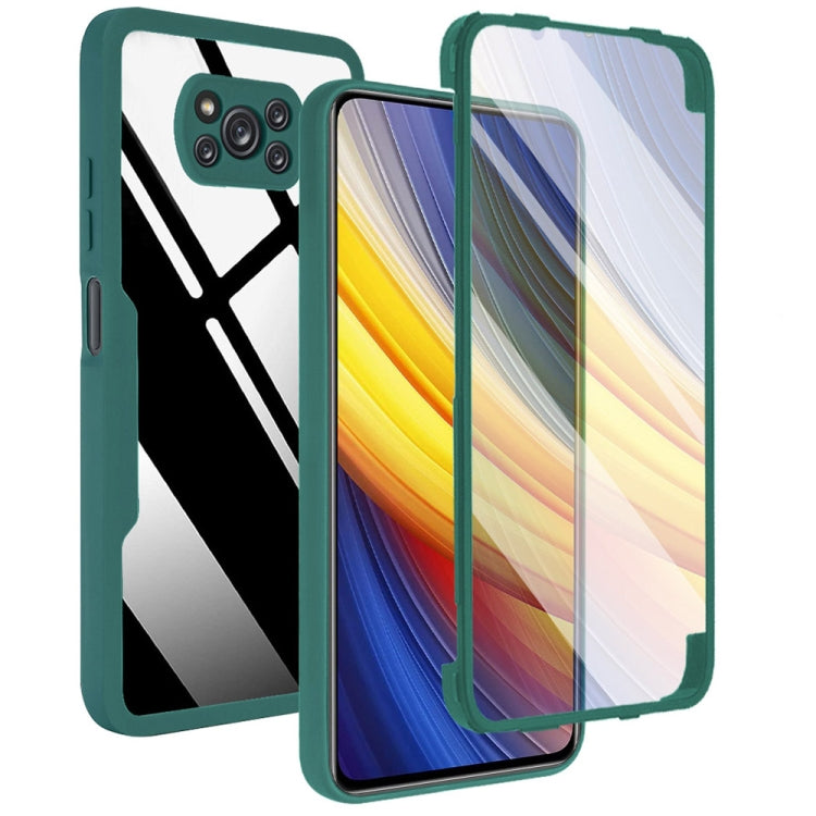 For Xiaomi Poco X3 NFC / X3 Acrylic + TPU 360 Degrees Full Coverage Shockproof Phone Case