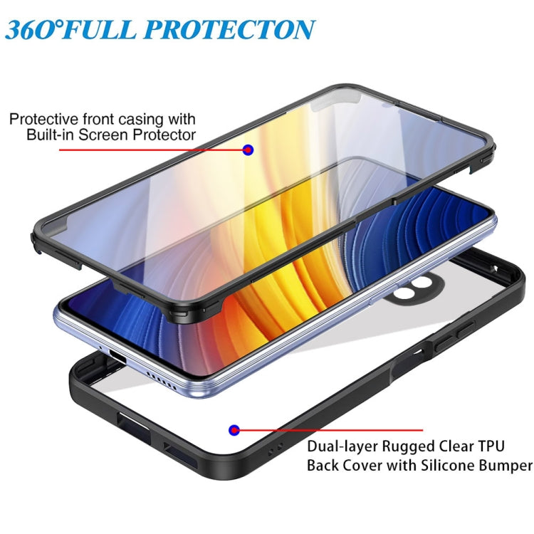 For Xiaomi Poco X3 NFC / X3 Acrylic + TPU 360 Degrees Full Coverage Shockproof Phone Case