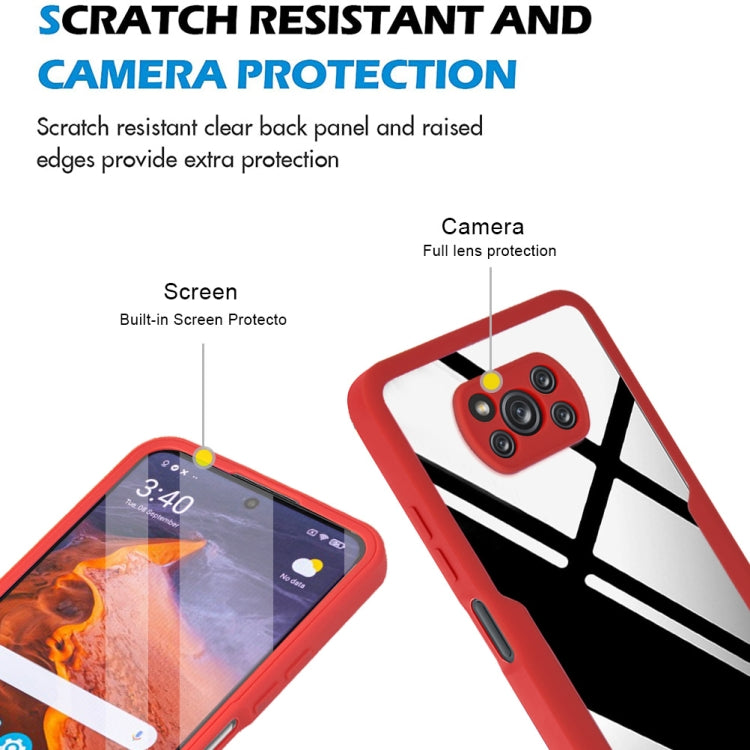 For Xiaomi Poco X3 NFC / X3 Acrylic + TPU 360 Degrees Full Coverage Shockproof Phone Case