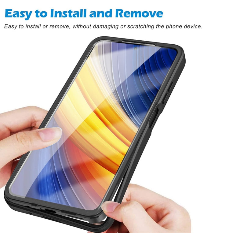 For Xiaomi Poco X3 NFC / X3 Acrylic + TPU 360 Degrees Full Coverage Shockproof Phone Case