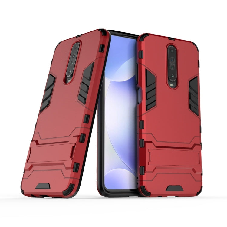For Xiaomi Redmi K30 Shockproof PC + TPU Protective Case with Invisible Holder