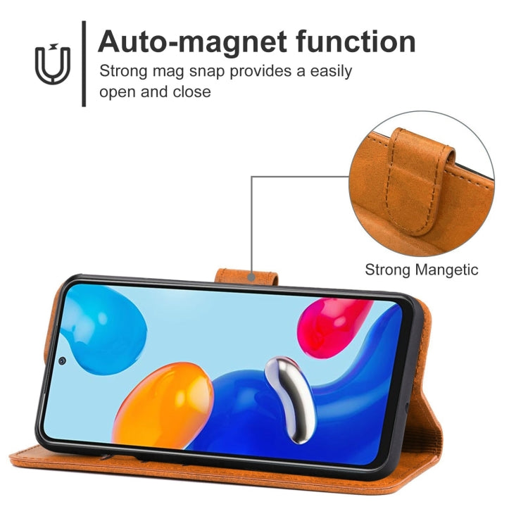 Leather Phone Case For Xiaomi Redmi Note 11 Global