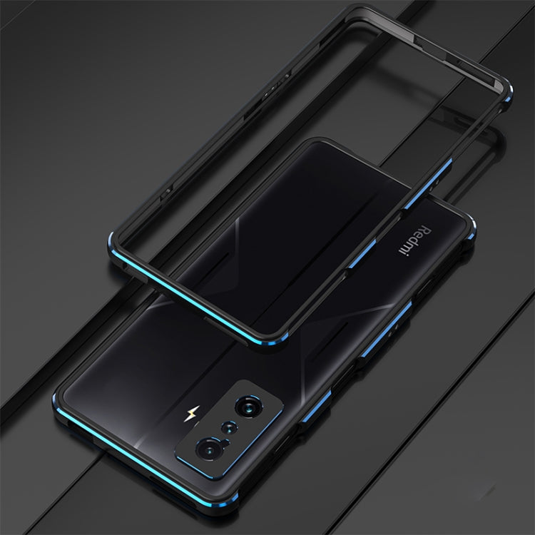 For Xiaomi Redmi K50 Gaming Aurora Lens Protector + Metal Frame Phone Case