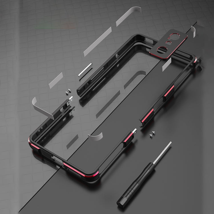 For Xiaomi Redmi K50 Gaming Aurora Lens Protector + Metal Frame Phone Case