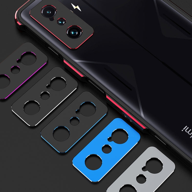 For Xiaomi Redmi K50 Gaming Aurora Lens Protector + Metal Frame Phone Case