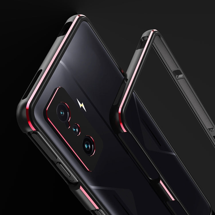 For Xiaomi Redmi K50 Gaming Aurora Lens Protector + Metal Frame Phone Case