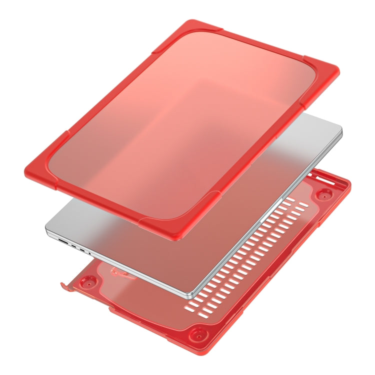 TPU + PC Two-color Anti-fall Laptop Protective Case For MacBook Pro 16.2 inch A2485 2021