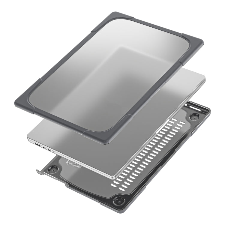 TPU + PC Two-color Anti-fall Laptop Protective Case For MacBook Pro 16.2 inch A2485 2021