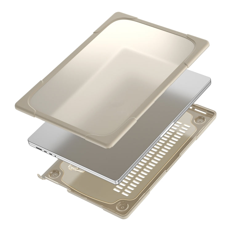 TPU + PC Two-color Anti-fall Laptop Protective Case For MacBook Pro 16.2 inch A2485 2021