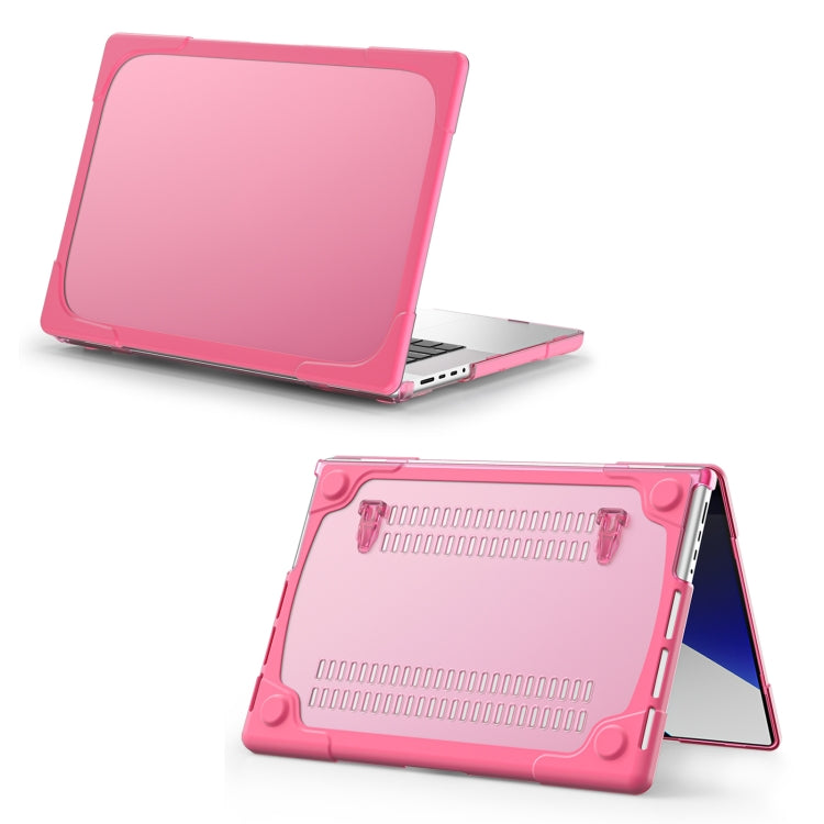 TPU + PC Two-color Anti-fall Laptop Protective Case For MacBook Pro 16.2 inch A2485 2021