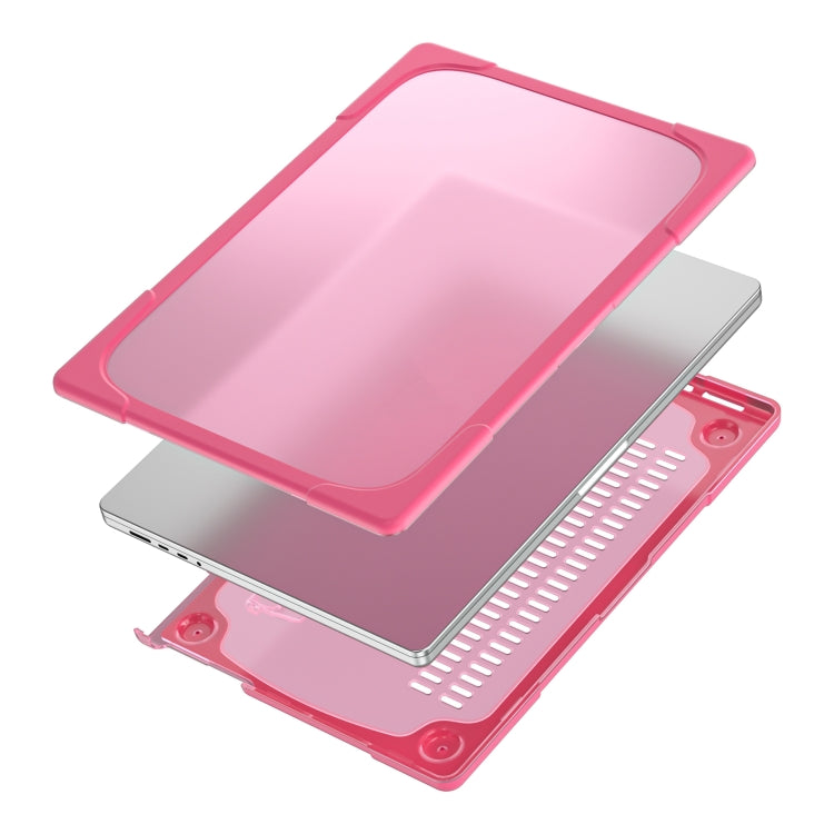 TPU + PC Two-color Anti-fall Laptop Protective Case For MacBook Pro 16.2 inch A2485 2021