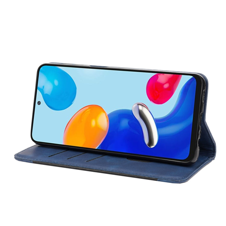 For Xiaomi Redmi Note 11 4G / Note 11S Skin Feel Magnetic Splicing Leather Phone Case