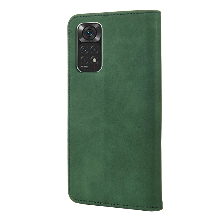 For Xiaomi Redmi Note 11 4G / Note 11S Skin Feel Magnetic Splicing Leather Phone Case