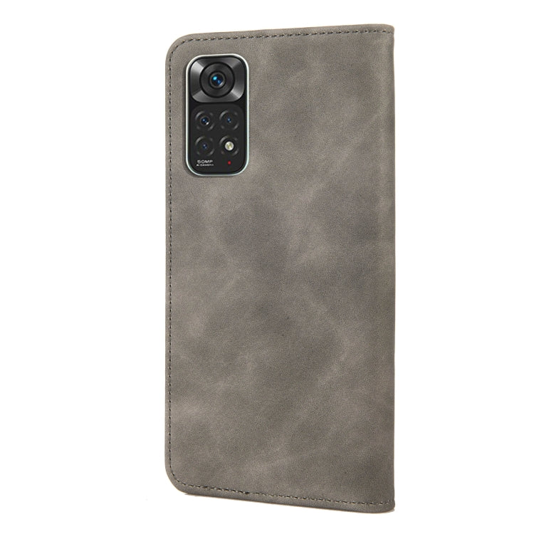 For Xiaomi Redmi Note 11 4G / Note 11S Skin Feel Magnetic Splicing Leather Phone Case