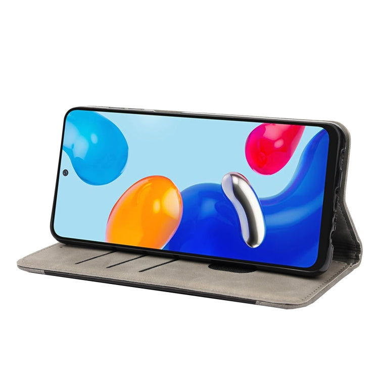 For Xiaomi Redmi Note 11 4G / Note 11S Skin Feel Magnetic Splicing Leather Phone Case