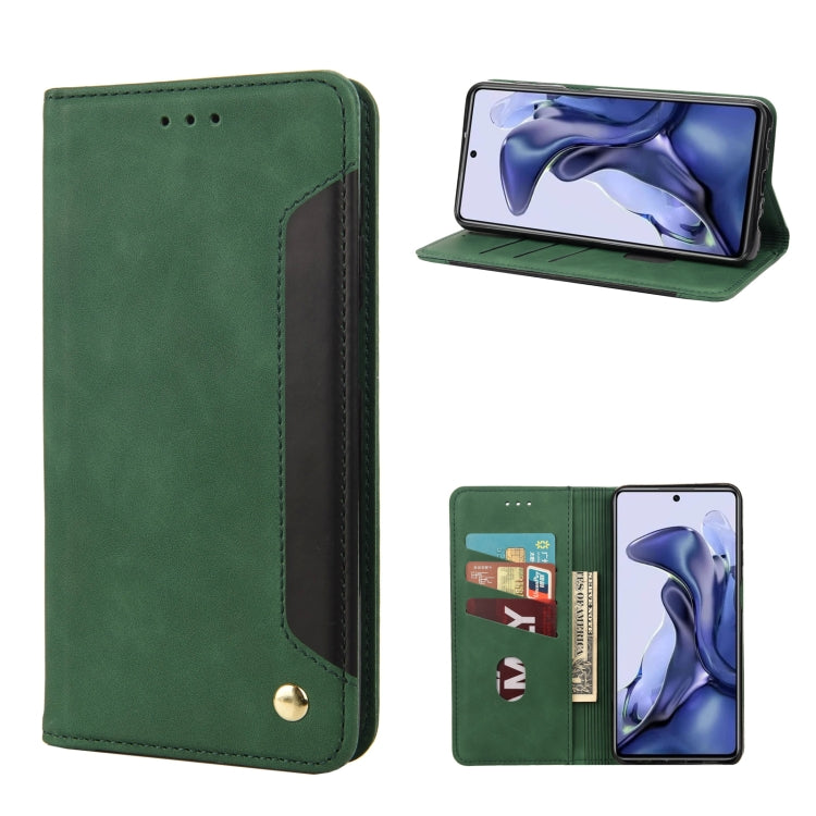 For Xiaomi Poco X4 Pro 5G Skin Feel Magnetic Splicing Leather Phone Case