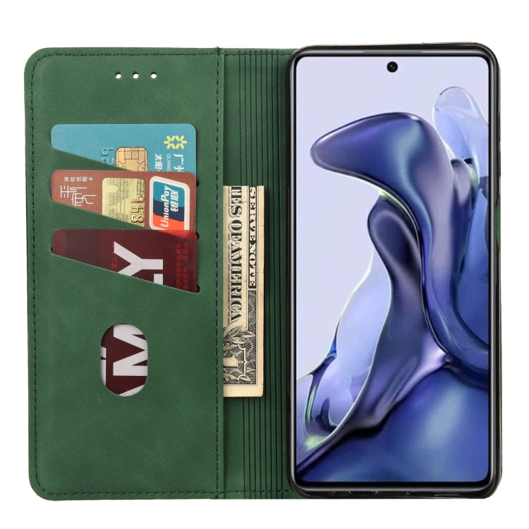 For Xiaomi Poco X4 Pro 5G Skin Feel Magnetic Splicing Leather Phone Case