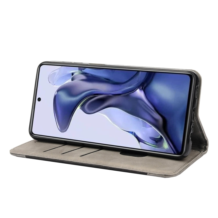 For Xiaomi Poco X4 Pro 5G Skin Feel Magnetic Splicing Leather Phone Case