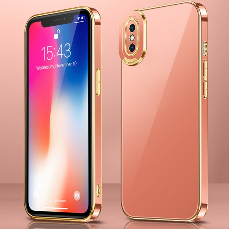 For iPhone XS Max Electroplating All-inclusive Shockproof Phone Case